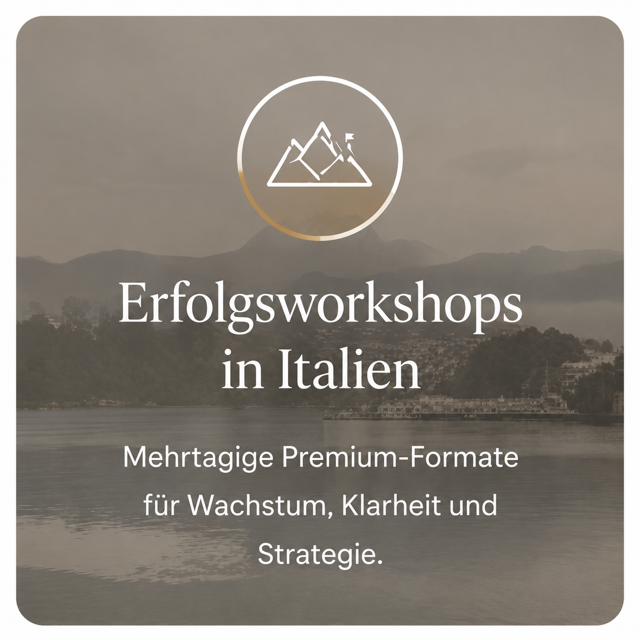 Erfolgsworkshops in Italien